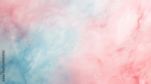 A watercolor painting of a pink and blue background with a blue and pink swirl