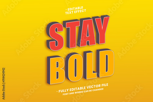 3d isometric bold text effect