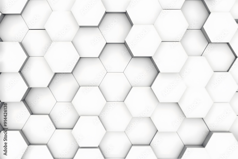 White Hexagonal Background. Luxury White Pattern. 3D Futuristic abstract honeycomb mosaic white background. geometric mesh cell texture. modern futuristic wallpaper.
White Hexagonal Background. Luxury White Pattern. 3D Futuristic abstract honeycomb mosaic white background. geometric mesh cell texture. modern futuristic wallpaper.