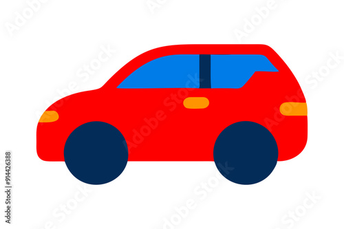 car isolated on white