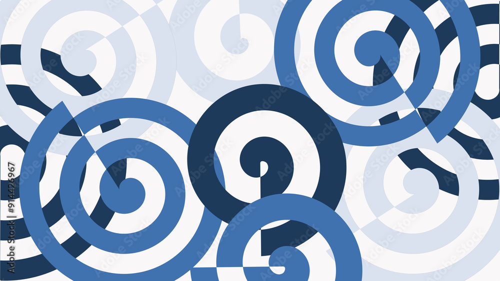 abstract blue background with circles abstract blue background with circles