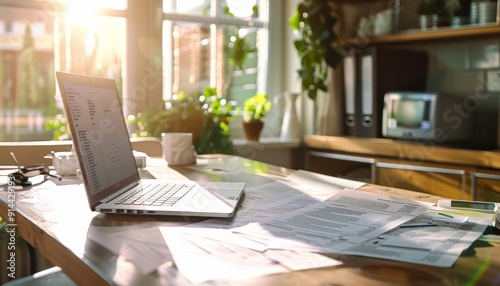 An online digital e-invoice, highlighting its accessibility and eco-friendly nature, showcasing