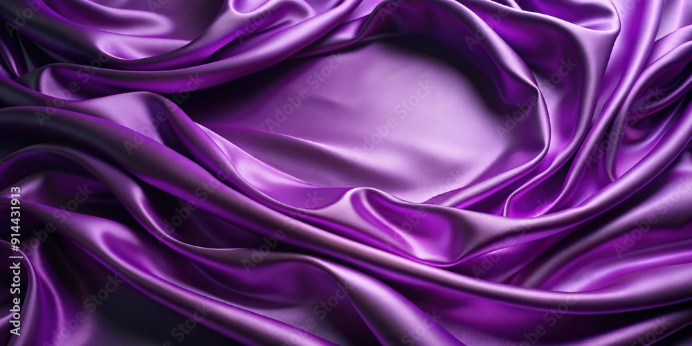 Obraz premium Purple silk background for elegant and serene design , silk, purple, background, gentle, pastel, elegant, soft, smooth