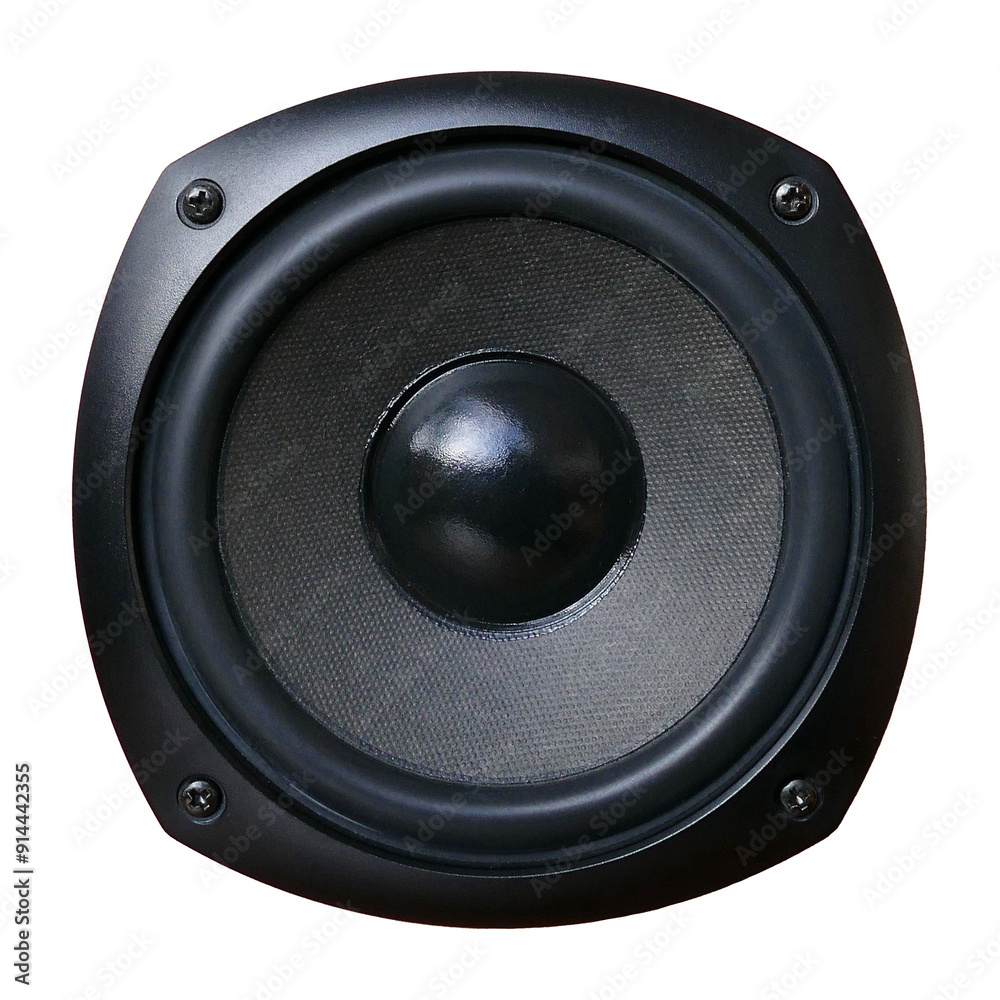 Audio Speaker Subwoofer, isolated on transparent background Audio Speaker Subwoofer, isolated on transparent background