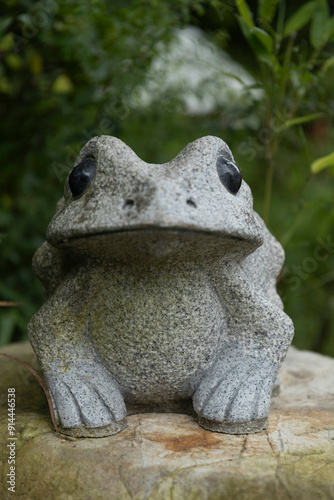 Japanese from statue in shrine  photo