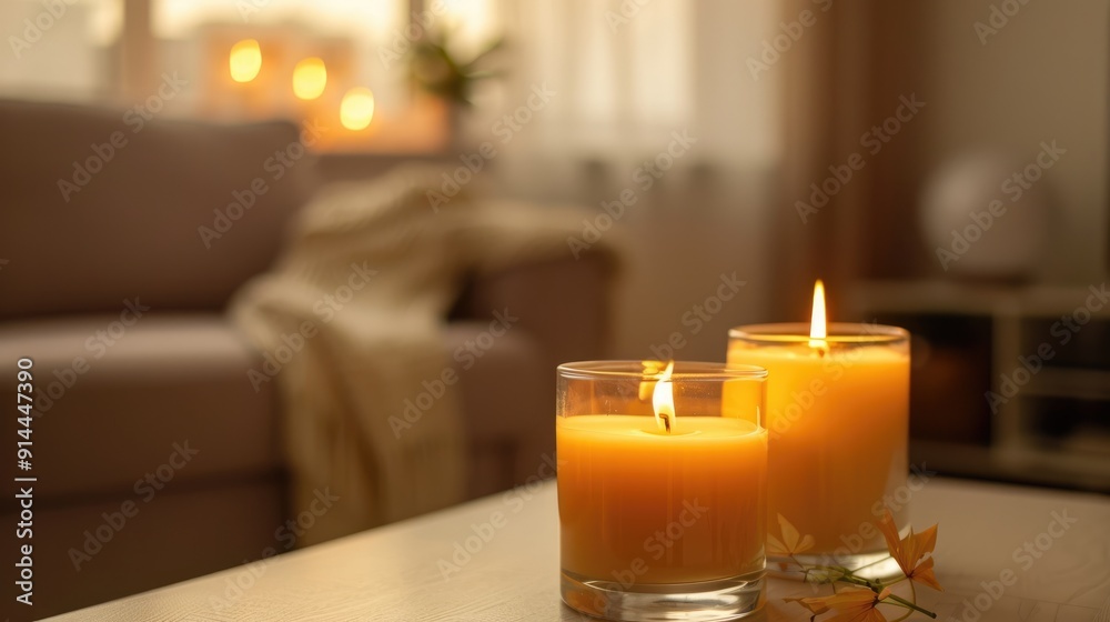 Simple room decor with candles. Simple room decor with candles.