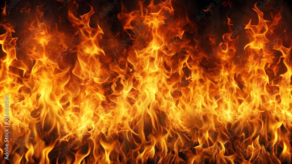 Fiery Inferno: A Dance of Crimson and Gold generative AI Fiery Inferno: A Dance of Crimson and Gold generative AI
