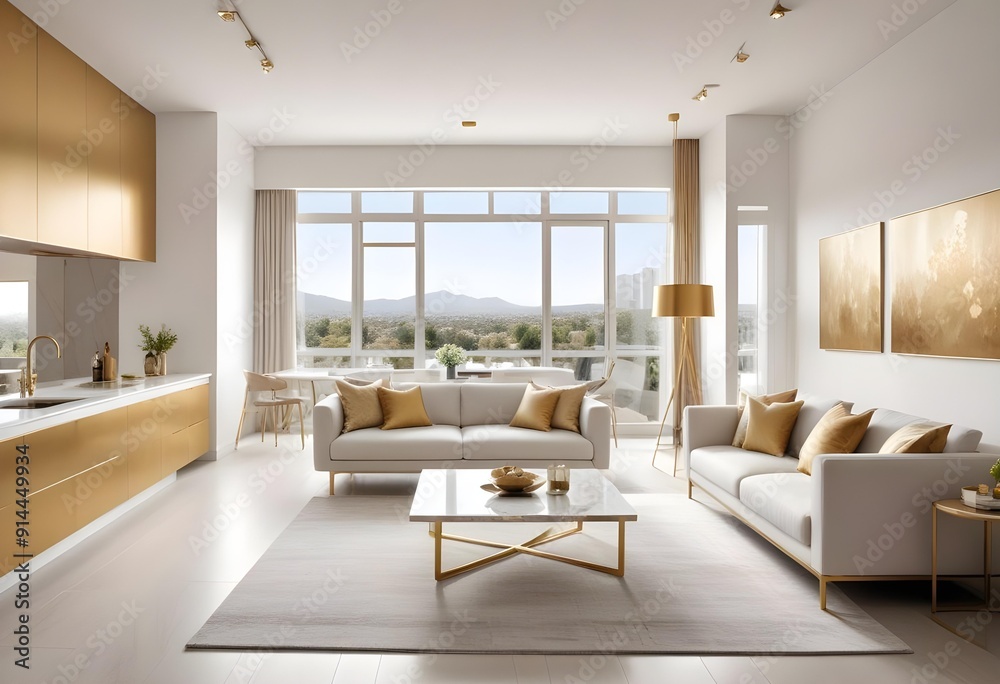 White and gold theme interior modern minimalism photo realism neww Style 3d Paints Doodle Illustration Deep View High Results 4k HD White and gold theme interior modern minimalism photo realism neww Style 3d Paints Doodle Illustration Deep View High Results 4k HD