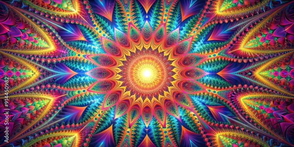 Fractal burst background with colorful abstract geometric patterns, fractal, burst, background, colorful, abstract Fractal burst background with colorful abstract geometric patterns, fractal, burst, background, colorful, abstract