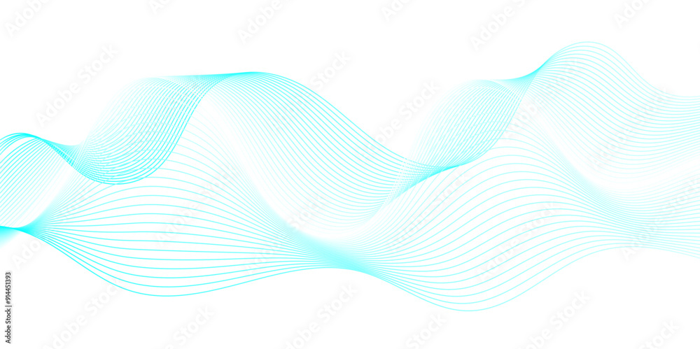 Abstract blue blend digital wave lines and technology transparent background. Minimal carve wavy white and blue flowing wave lines and glowing moving lines. Futuristic sound wave lines background. Abstract blue blend digital wave lines and technology transparent background. Minimal carve wavy white and blue flowing wave lines and glowing moving lines. Futuristic sound wave lines background.