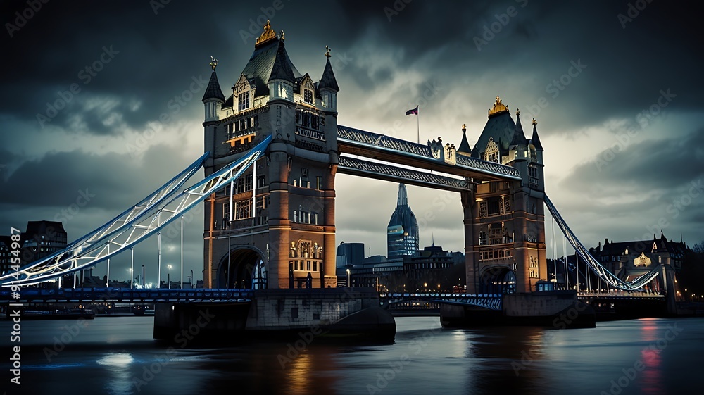 Obraz premium tower bridge at night