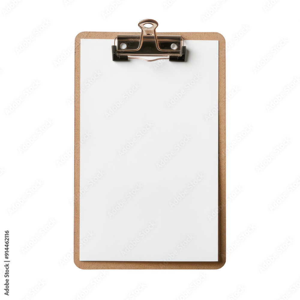 A clean clipboard with a blank sheet, perfect for notes, tasks, and reminders in various professional and personal settings. A clean clipboard with a blank sheet, perfect for notes, tasks, and reminders in various professional and personal settings.