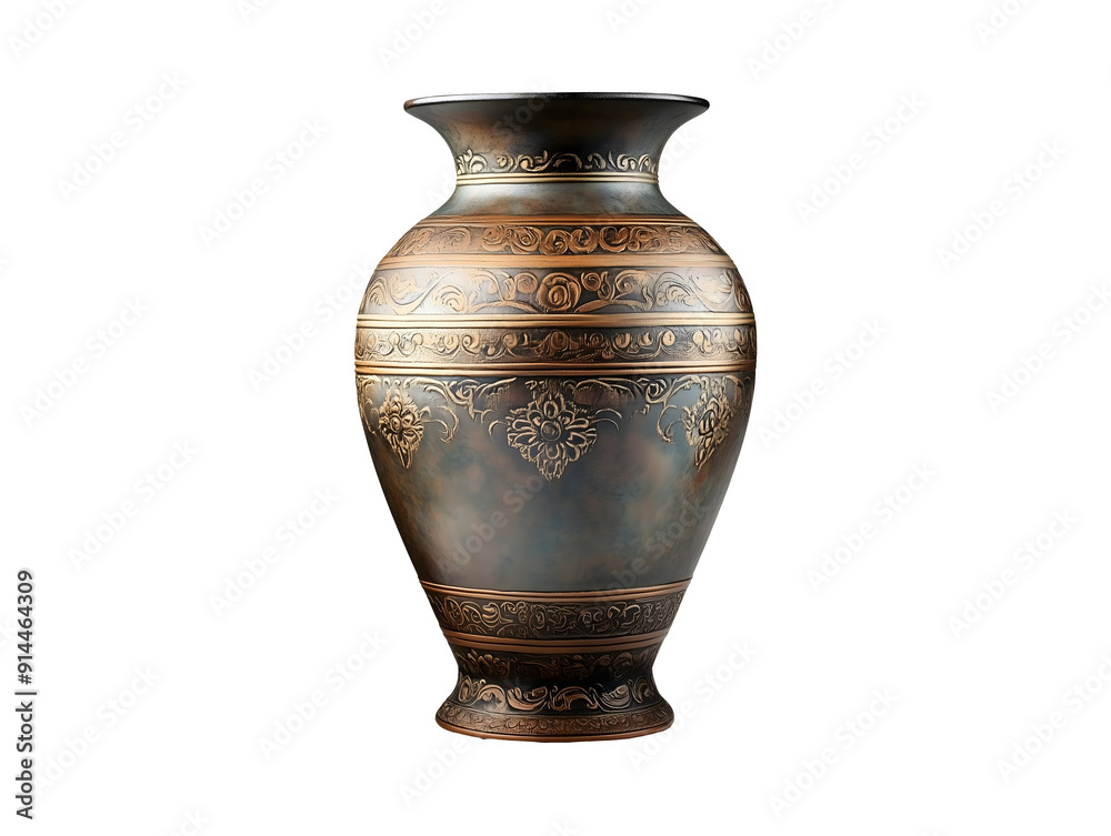 Antique vase isolated on transparent or white background Antique vase isolated on transparent or white background