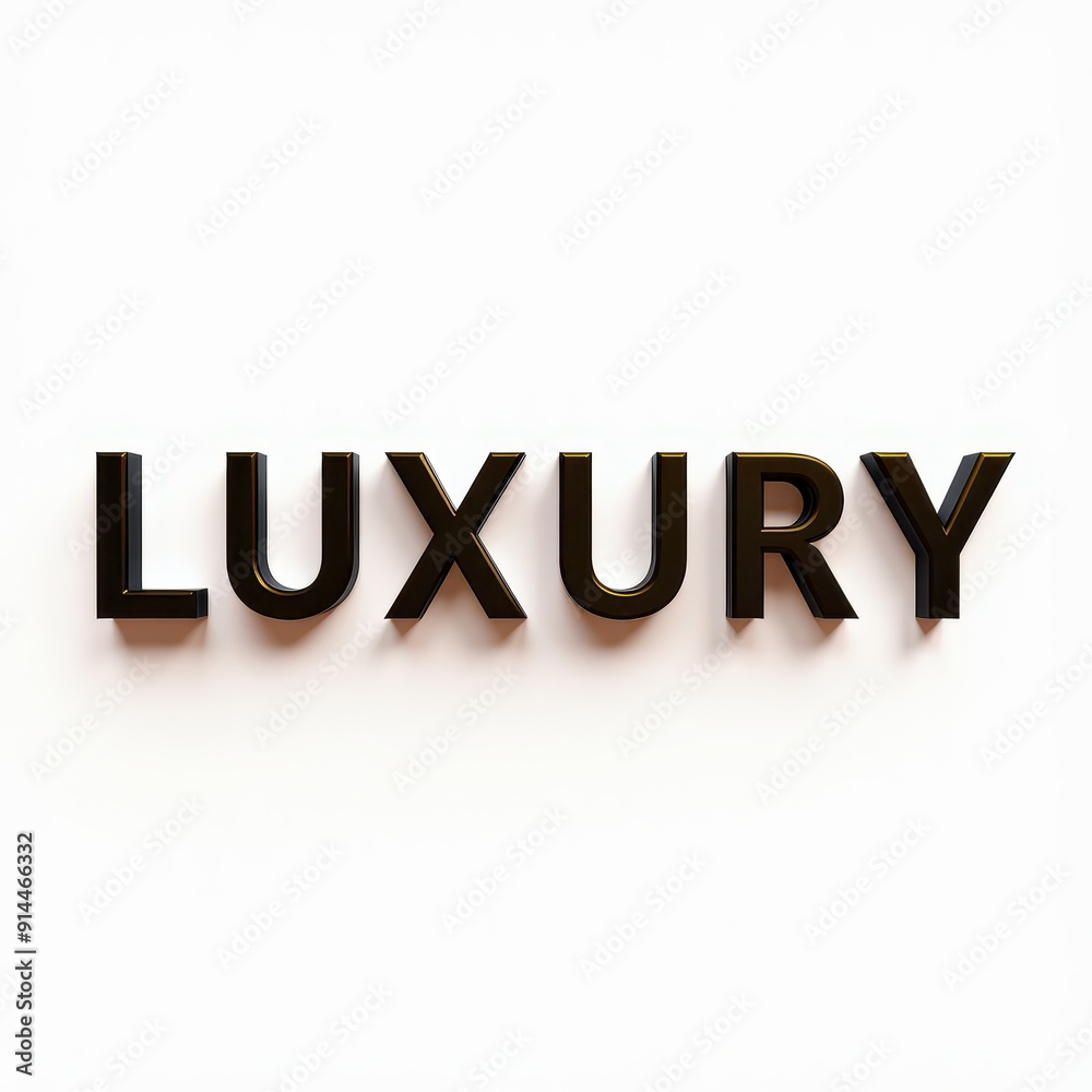Luxury word 3D render lettering design background. Lux, quality, famous brand concept typography web banner illustration. Luxury word 3D render lettering design background. Lux, quality, famous brand concept typography web banner illustration.