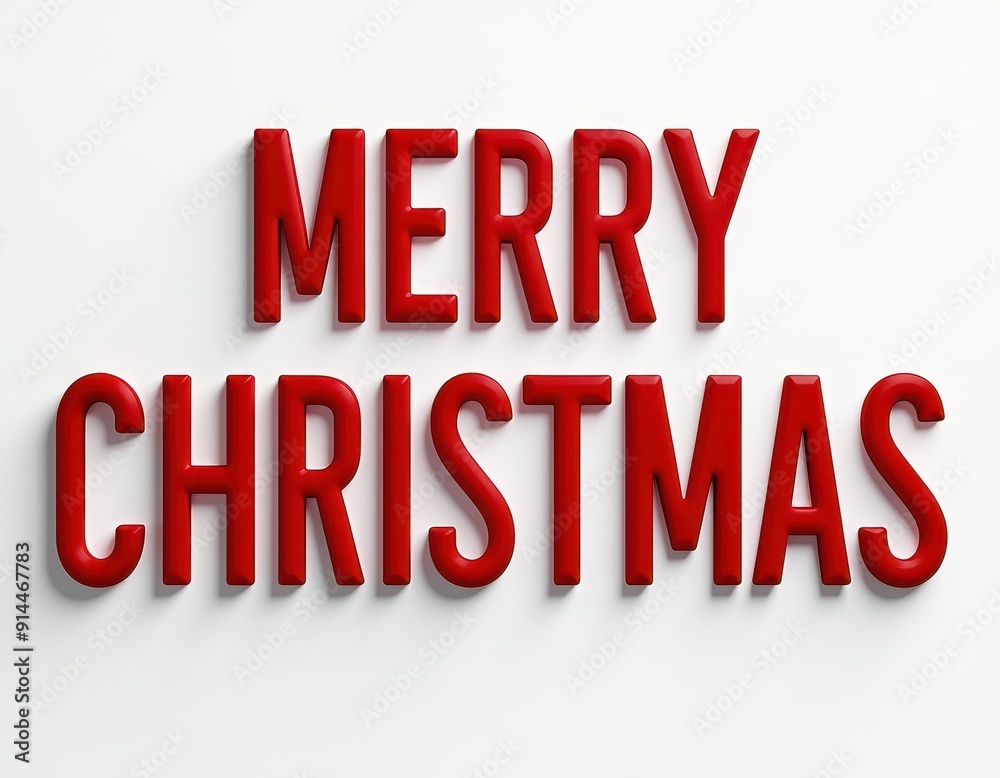 Bold red 'Merry Christmas' text on a plain white background. Bold red 'Merry Christmas' text on a plain white background.