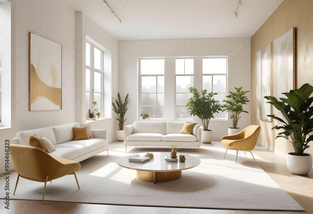White and gold theme interior modern minimalism photo realism neww Style 3d Paints Doodle Illustration Deep View High Results 4k HD White and gold theme interior modern minimalism photo realism neww Style 3d Paints Doodle Illustration Deep View High Results 4k HD