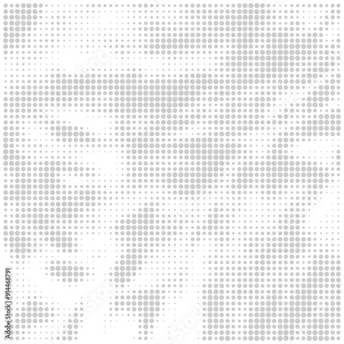 Abstract grunge grid dot ha...