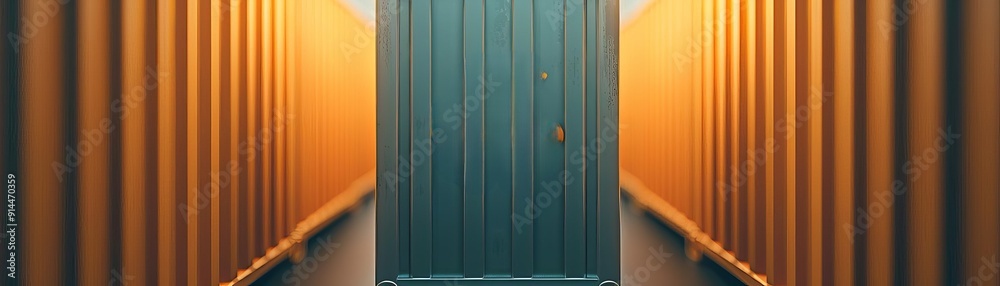 Fototapeta premium Close-up shot of a biohazard emblem on a container.