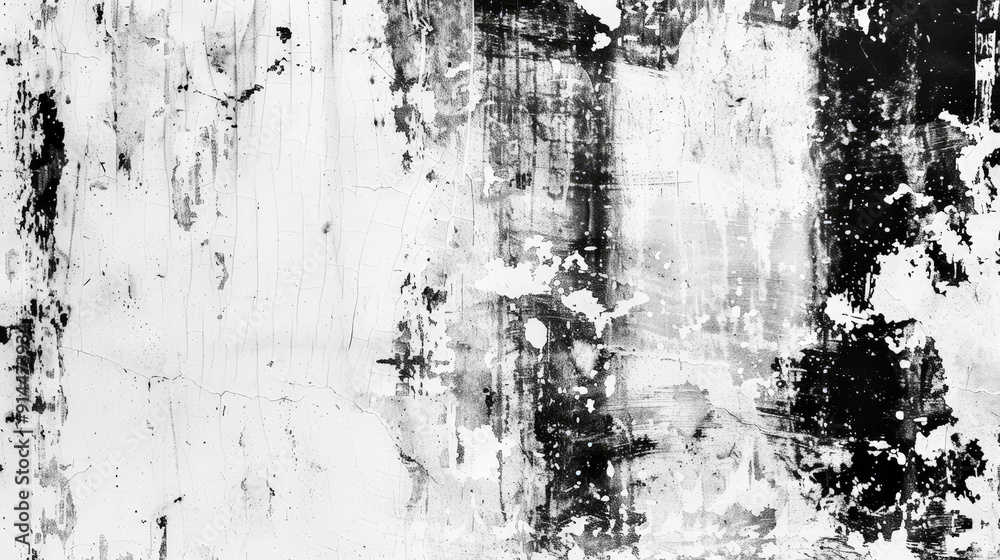Fototapeta premium abstract black and white grunge background