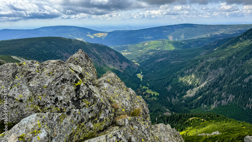 Fototapeta Naklejka Na Ścianę i Meble -  Karkonosze National Park.Polish Mountains. Karpacz