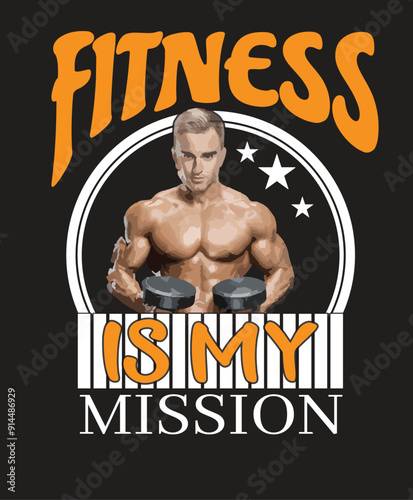 bodybuilder training with weights