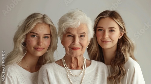 The grandmother and granddaughters