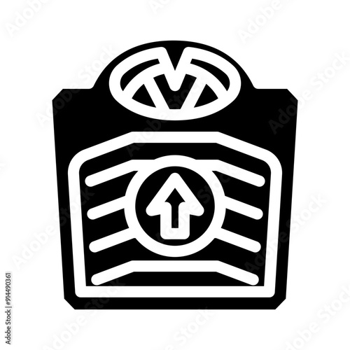 weight gain obesity overweight glyph icon vector. weight gain obesity overweight sign. isolated symbol illustration