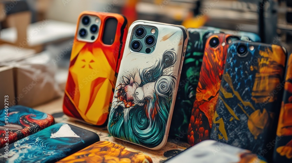 Fototapeta premium Colorful Phone Cases