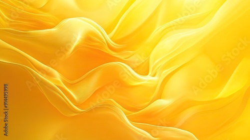 Wallpaper Mural Abstract yellow gradient wave background with fluid design, ideal for creating compelling visuals for flyers, social media, and promotional materials. -- Torontodigital.ca