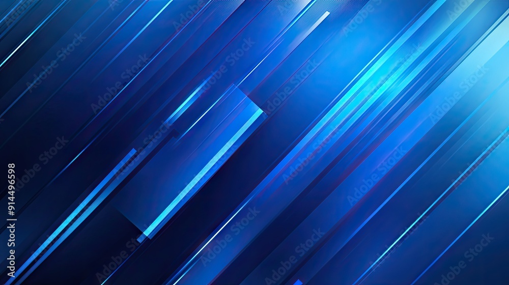 Blue abstract background featuring sleek geometric lines and gradient effects. Suitable for business and futuristic technology designs. Blue abstract background featuring sleek geometric lines and gradient effects. Suitable for business and futuristic technology designs.