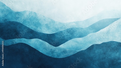 Calming blue abstract background with a neutral aqua base, perfect for banners, wallpapers, and contemporary presentation designs.