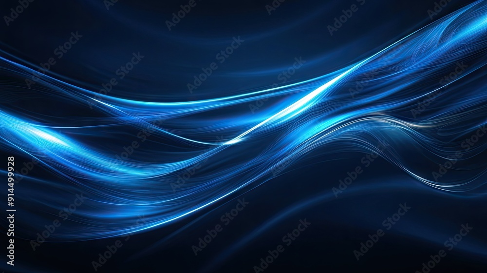Dark blue backdrop with radiant wave lines, ideal for creating dynamic and futuristic design elements. - Dark blue backdrop with radiant wave lines, ideal for creating dynamic and futuristic design elements. -