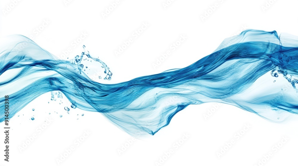 Digital art featuring abstract blue water lines on a white background, perfect for modern and minimalist designs. Digital art featuring abstract blue water lines on a white background, perfect for modern and minimalist designs.