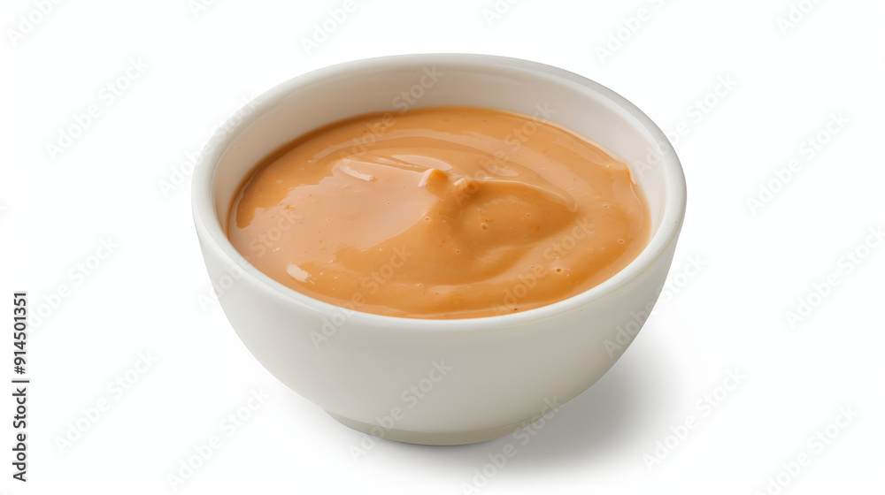 white bowl with chipotle aioli