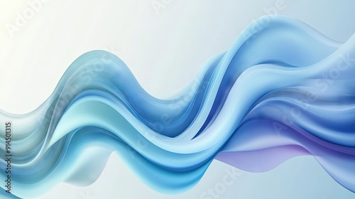 Elegant abstract vector background with flowing gradient waves, perfect for clean and modern design aesthetics.