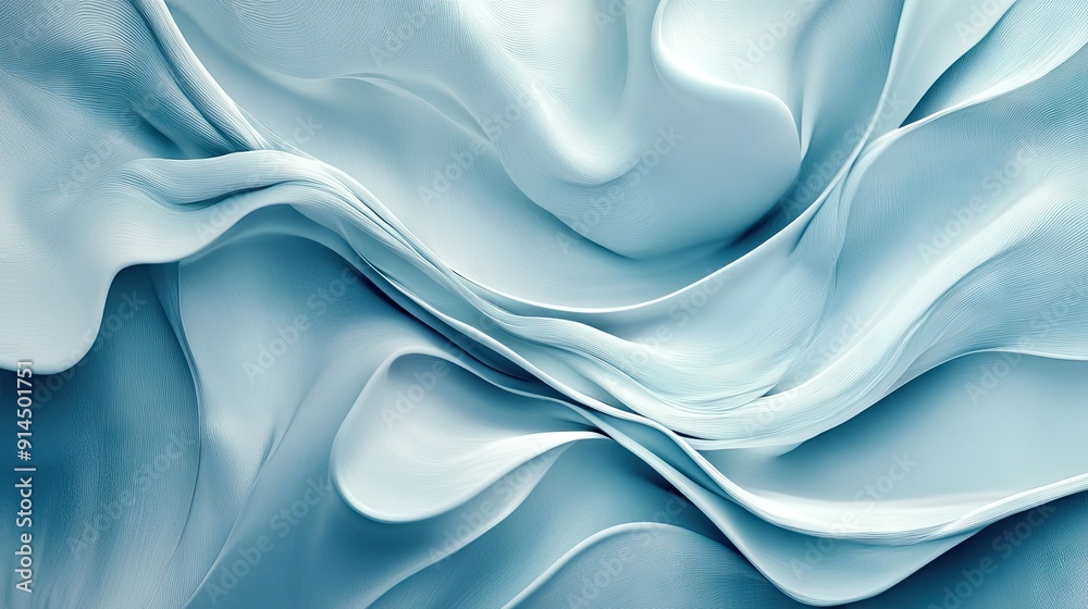 Obraz premium Elegant cyan-blue abstract background, offering a neutral and stylish design element for banners, wallpapers, and digital presentations.
