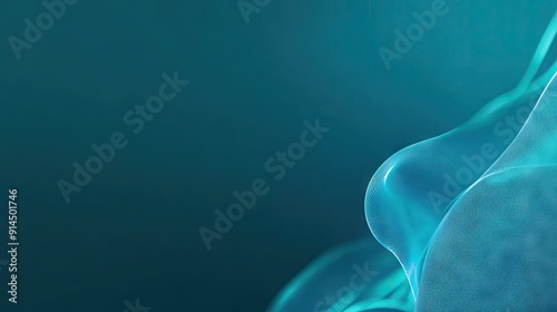 Elegant cyan-blue abstract background, offering a neutral and stylish design element for banners, wallpapers, and digital presentations.