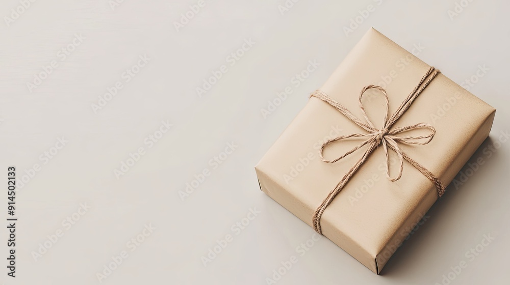 Elegant mailer box with a surprise gift package, isolated on a light color background. Suitable for showcasing gift packaging and delivery options. Elegant mailer box with a surprise gift package, isolated on a light color background. Suitable for showcasing gift packaging and delivery options.