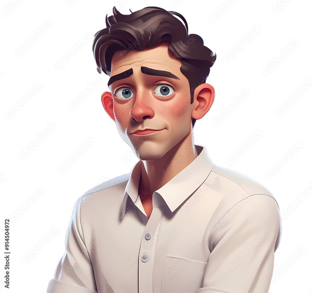 3D Cartoon Character Expressing Emotional Distress cartoon character young adult man boy teen person in 3d style design on a light background. Human people's feelings expression concept PNG 3D Cartoon Character Expressing Emotional Distress cartoon character young adult man boy teen person in 3d style design on a light background. Human people's feelings expression concept PNG