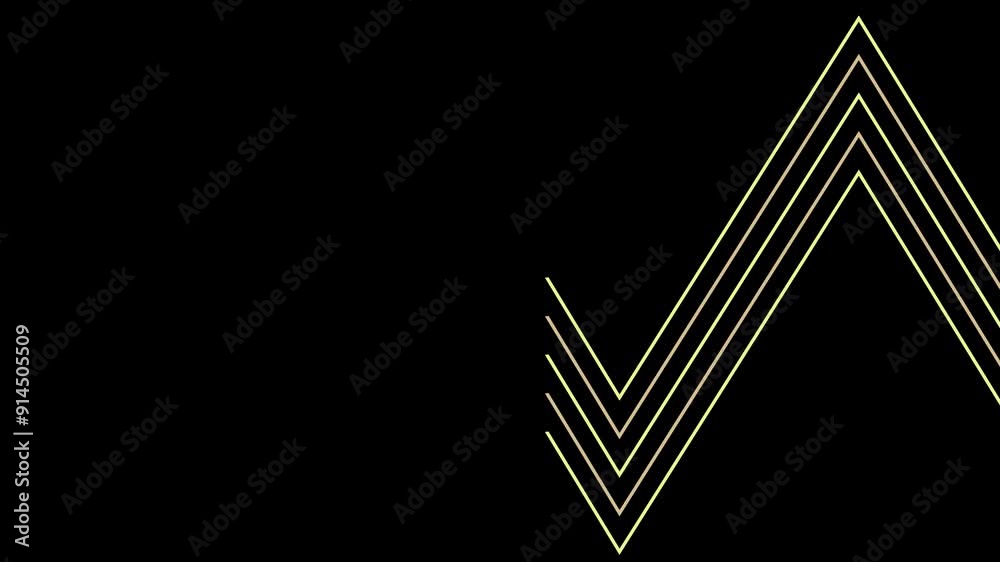 An abstract retro zig zag stripe pattern motion graphic design. An abstract retro zig zag stripe pattern motion graphic design.