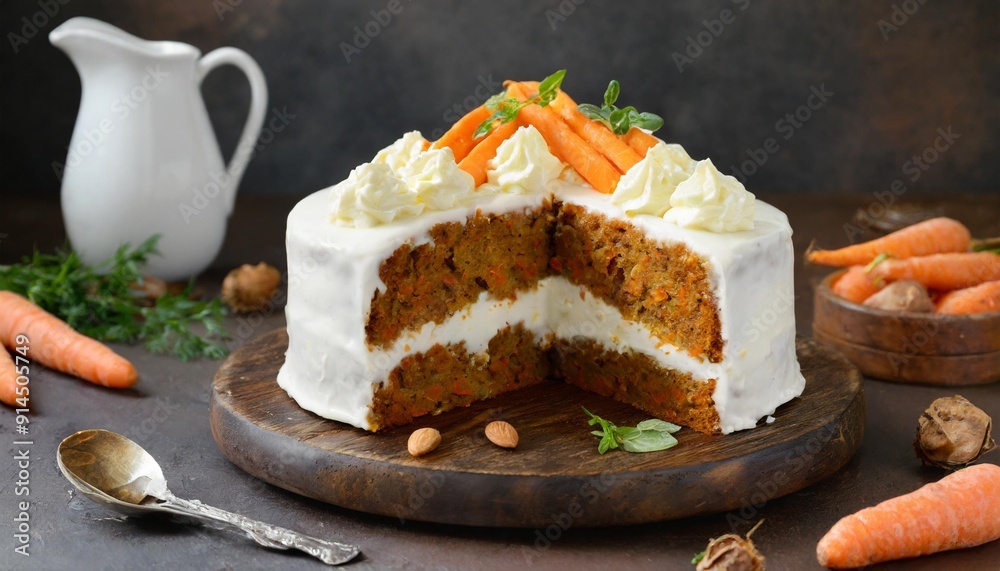 Moist Carrot Cake with Cream Cheese Frosting Moist Carrot Cake with Cream Cheese Frosting