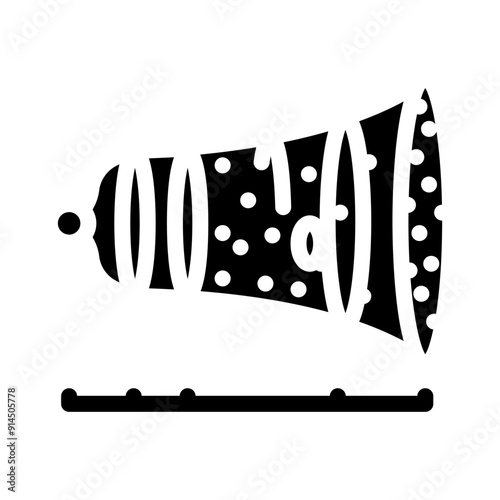 origin of the universe unsolved mystery glyph icon vector. origin of the universe unsolved mystery sign. isolated symbol illustration