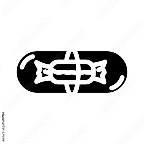 the placebo effect unsolved mystery glyph icon vector. the placebo effect unsolved mystery sign. isolated symbol illustration