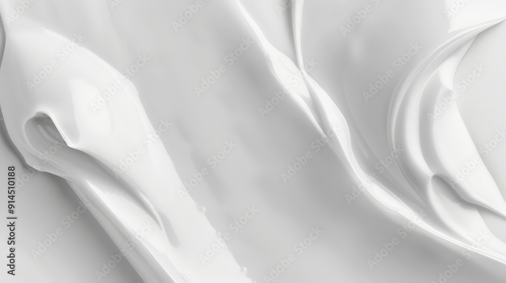 Obraz premium white lotion skincare cream