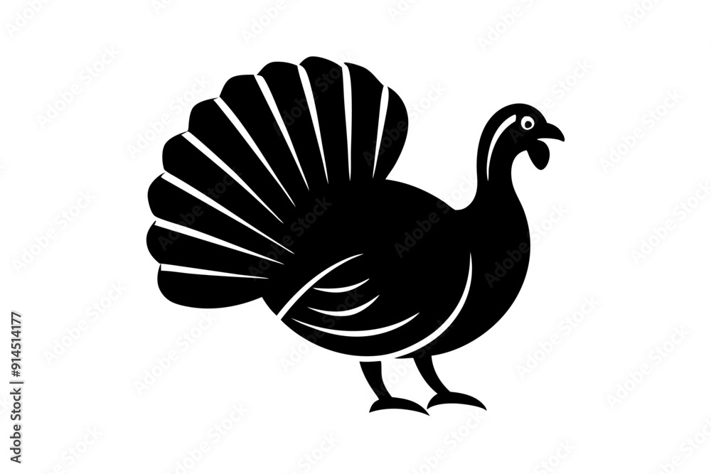 Black Turkey on Black Background with 'Turkey' Text | Printable Graphic Design Black Turkey on Black Background with 'Turkey' Text | Printable Graphic Design