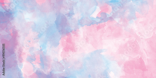 Luxury soft watercolor background with watercolor stains, Abstract bright and shinny lovely soft color watercolor background, Beautiful and light color colorful background.