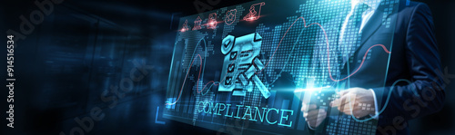 Compliance officer meticulously analyzes regulatory data, constructing detailed graphs and identifying potential risks with comprehensive growth charts, ensuring adherence to evolving standards.