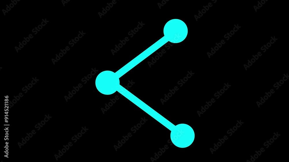 Abstract digital connection moving dots and lines. Technology background. 4k Abstract digital connection moving dots and lines. Technology background. 4k