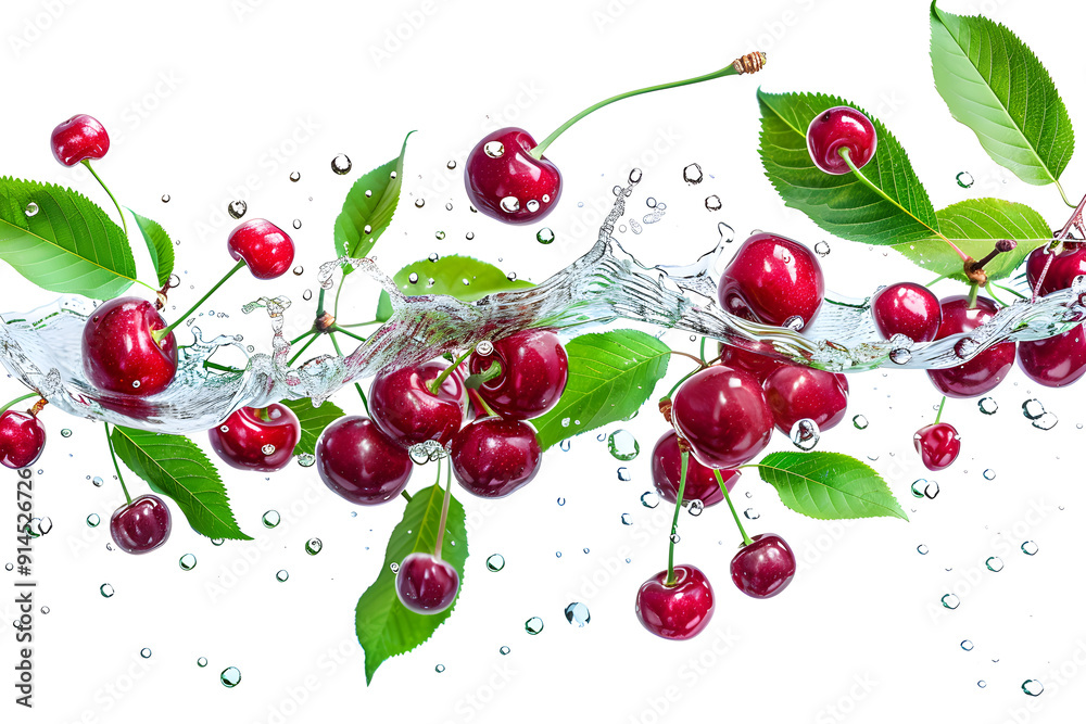 Refreshing Cherries Splash Refreshing Cherries Splash