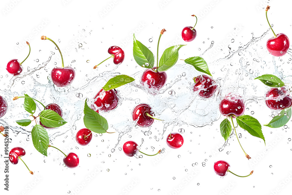 Refreshing Cherries Splash Refreshing Cherries Splash